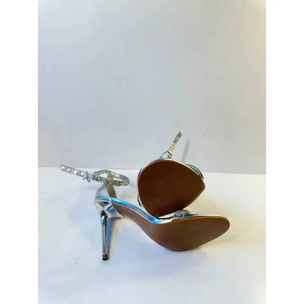 Mix No 6 Womens Heels Silver US 7